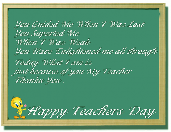 Happy Teachers Day Whatsapp status & messages