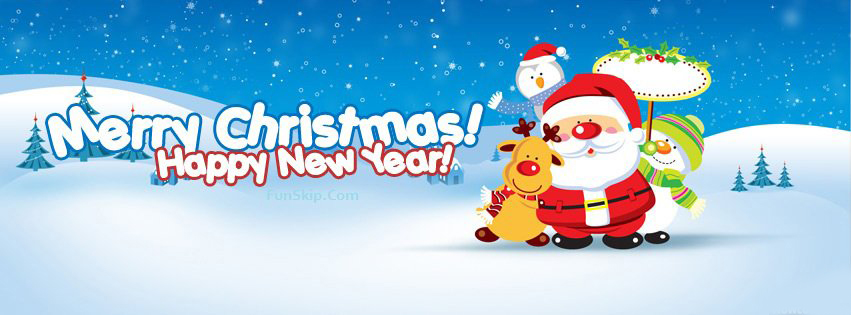 Merry Christmas Facebook Cover, Merry XMAS Messages and Quotes