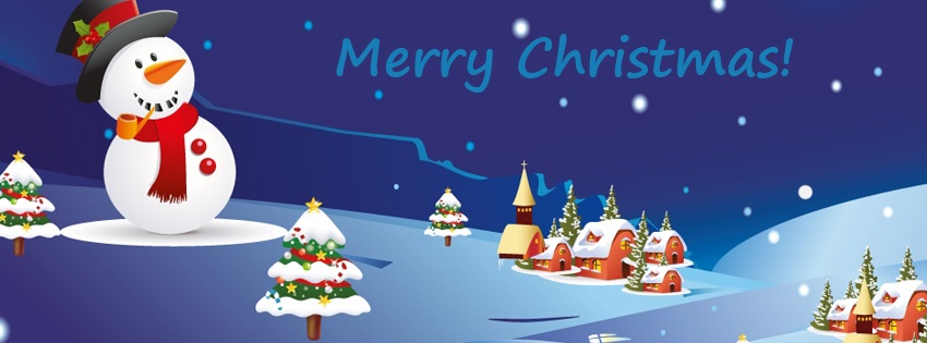 Merry Christmas Facebook Cover, Merry XMAS Messages and Quotes
